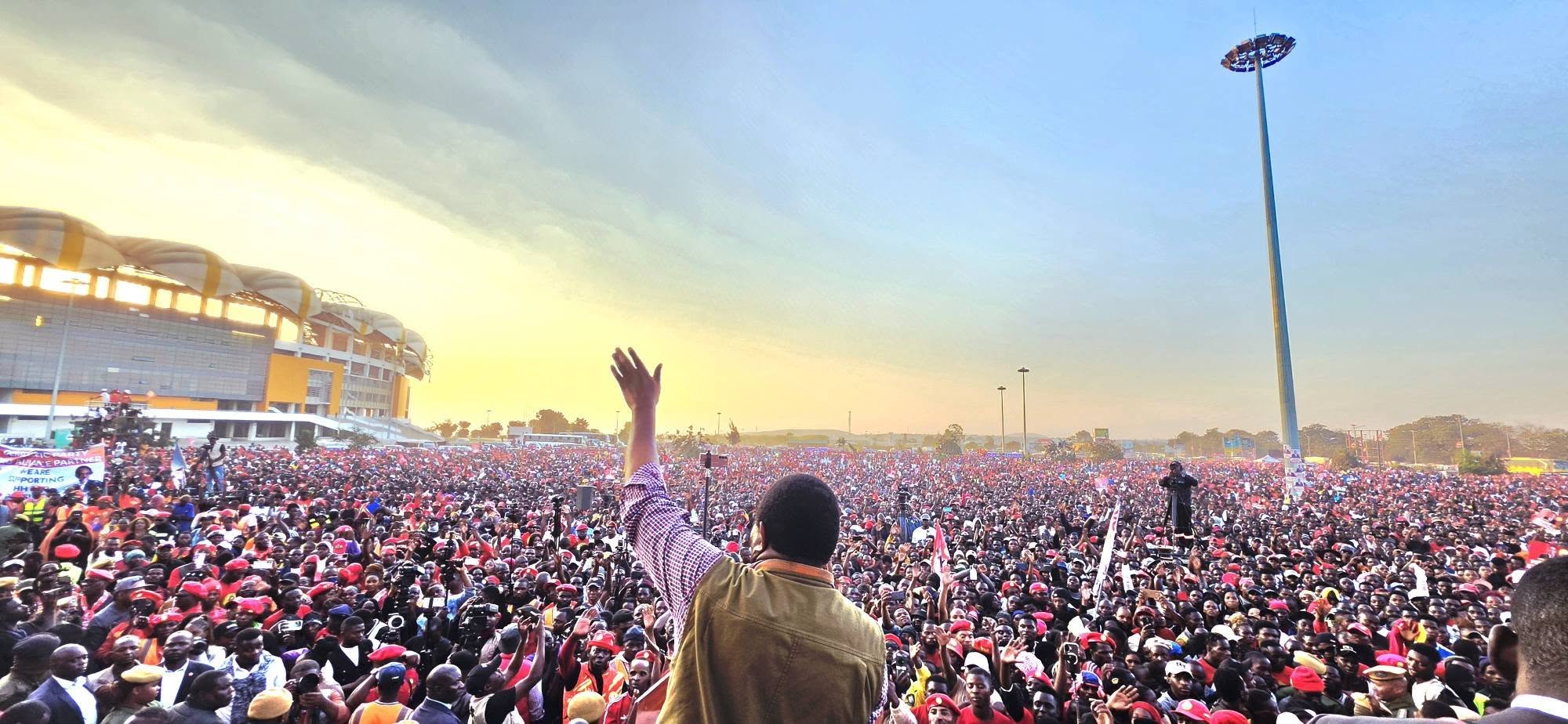 Hichilema Launches 2026 Re-Election Campaign at Heroes Stadium