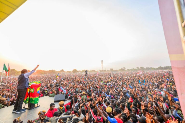 Hichilema Launches 2026 Re-Election Campaign at Heroes Stadium