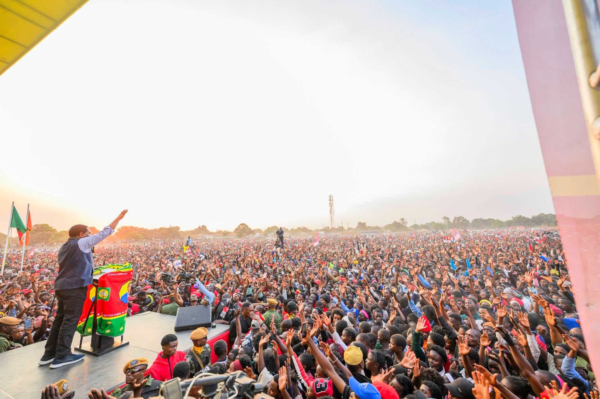 Hichilema Launches 2026 Re-Election Campaign at Heroes Stadium
