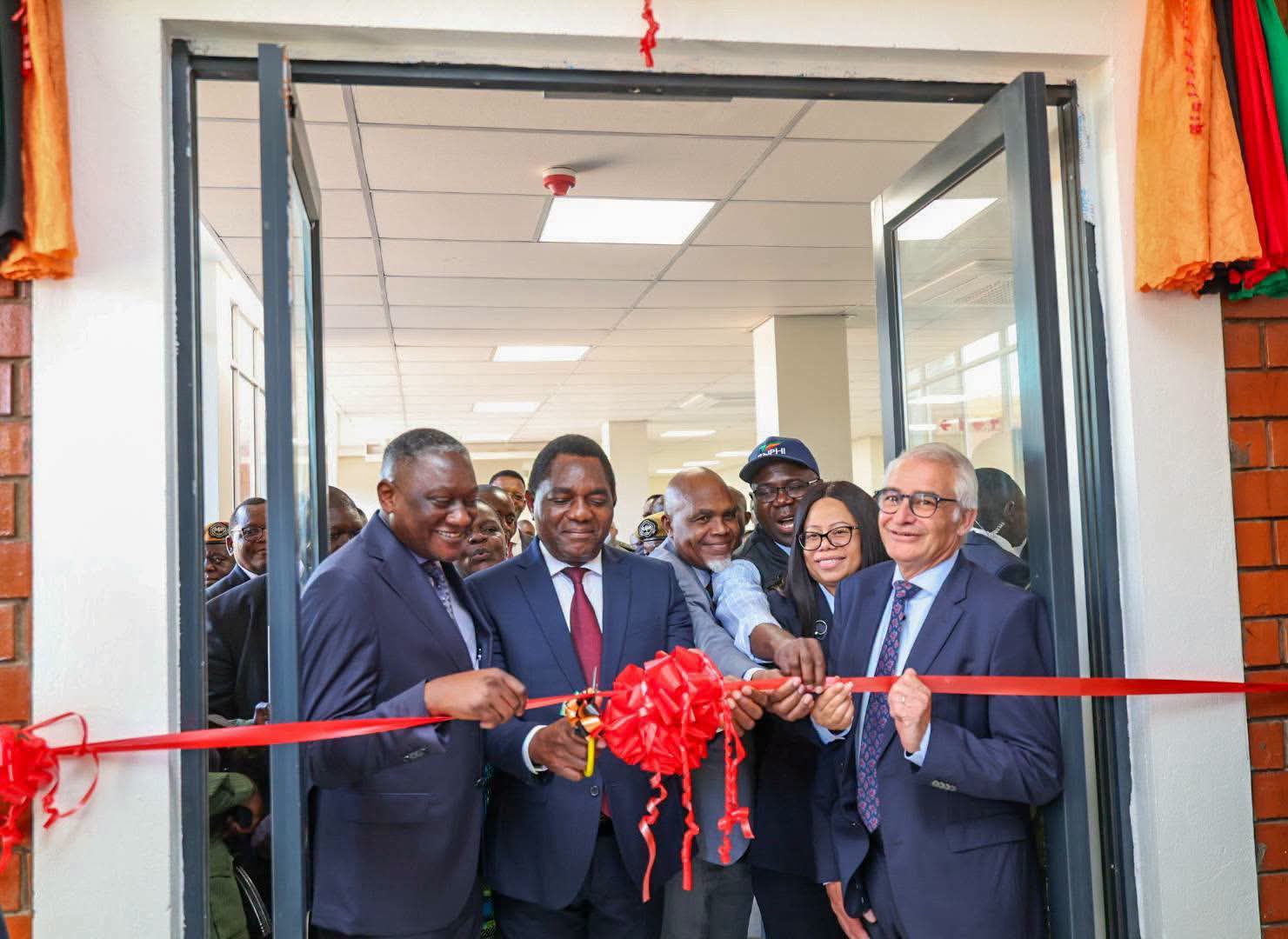 Hichilema Commissions Refurbished Cancer Hospital Radiotherapy Unit, Ending Five-Year Closure